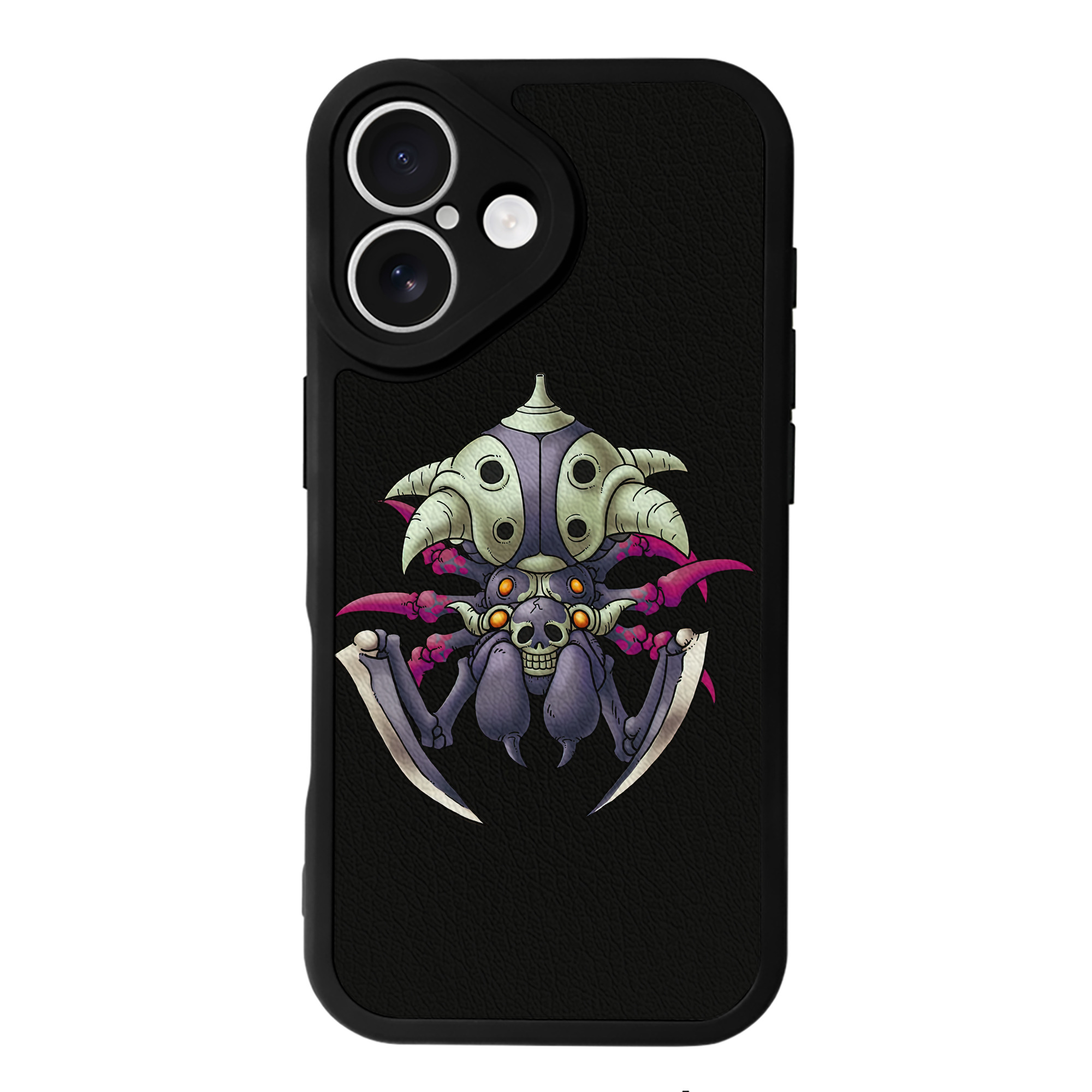 （画像用） ドラゴンクエスト Doragon Kuesuto Dragon Quest 【iPhone 16シリーズ対応】シリコンスマホケース（レザー調） 材質：シリコン
